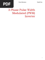 3-Phase Pulse Width Modulated (PWM) Inverter: DR - Arkan A.Hussein Power Electronics Fourth Class