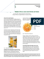 Preparing Shelf-Stable Citrus Juice and Drinks at Home
