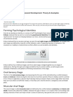 Erikson's Stages of Psychosocial Development - Theory & Examples - Video & Lesson Transcript