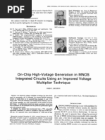 On-Chip High-Voltage Generation in MNOS Integrated Circuits Using An Improved Voltage Multiplier Technique