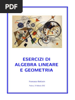 Esercizi Di Algebra Lineare e Geometria