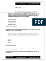 FMP (Financial Markets & Product) : The Correct Answer Is USD 95.37