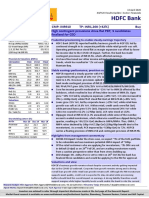 HDFC Bank: CMP: INR910 TP: INR1,200 (+32%) High Contingent Provisions Drive Flat PBT 3 Candidates Finalized For CEO