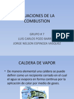 Ecuaciones de La Combustion