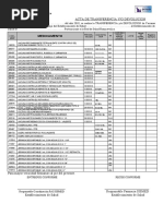 Acta de Transferencia - Vacunas - 2019