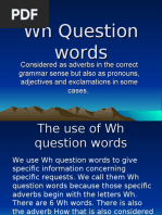 WH Question Words