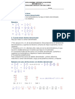 OPERACIONES CON Fracciones