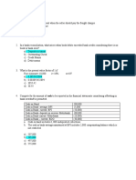 Intermediate Accounting Practice Questions