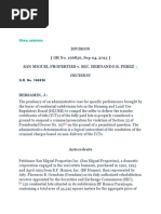 Division (GR No. 166836, Sep 04, 2013) San Miguel Properties V. Sec. Hernando B. Perez