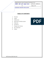 Hot Insulation Procedure