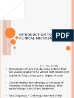 Introduction To Clinical Microbiology