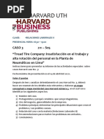 Tarea Numero Tres Tercer Parcial Caso Harvard de La Clase de Relaciones Laborales Ii PDF