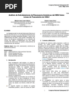 Análisis de Sobretensiones de Resonancia Armónicas Del SEIN Sobre Líneas de Transmisión de 500kV