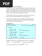 Comparison Test For Improper Integrals