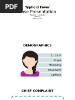 Case Presentation: Typhoid Fever