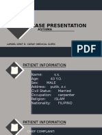 Case Presentation: Asthma