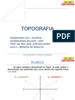 Aula 1 - Azimutes e Rumos