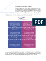 Alcaloids and Glycosides: Alkaloids Are Naturally Occurring, Nitrogen-Bearing Organic Compounds That Are Basic