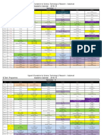 B.Tech. - Academic Calendar (2018-19)