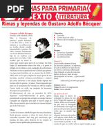 Rimas y Leyendas de Gustavo Adolfo Bécquer para Sexto Grado de Primaria