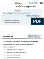 Current Liabilities, Provisions, and Contingencies: Learning Objectives