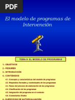 Modelos de Programas de Intervenciòn