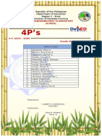 4P's Beneficiaries: Mababangbaybay Elementary School