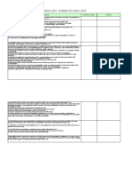 Check List - Iso - 45001 - 2018