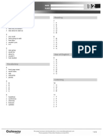 B2 UNIT 10 Test Answer Key Standard