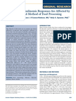 Glycemic and Insulinemic Responses Are Affected by Age of Horse and Method of Feed Processing