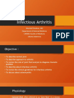 Infectious Arthritis: Marshell Tendean, MD Department of Internal Medicine UKRIDA Faculty of Medicine Jakarta Indonesia