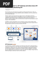 API Management Vs API Gateway
