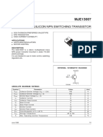 Silicon NPN Switching Transistor: Applications