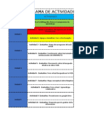 Cronograma de Actividades Actividad 1