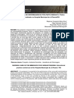 CUIDADOS DE ENFERMAGEM NO PÓS PARTO IMEDIATO Prática Educativa Realizado No Hospital Municipal de Ji ParanáRO PDF