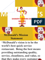 MC Donald'S: Sharath Chandra Das Bba (Be) 4531/09