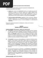 Contrato de Asociación en Participación - MODELO