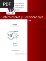 2-Resumen Interruptores de Potencia y Seccionadores