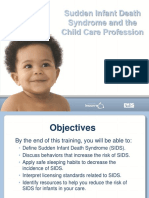 Sudden Infant Death Syndrome and The Child Care Profession