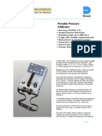 Dpi - 603 - Druck-Portable Pressure Calibrator Manual