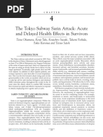 The Tokyo Subway Sarin Attack - Acute and Delayed Health