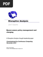 Policy MGMT Paper 2 - Bearer-Aware Policy and Charging