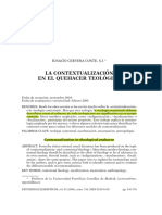 La Contextualización en El Quehacer Teológhico PDF