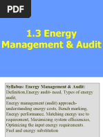 1.3 Energy Management & AuditN