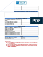 GMDSS Pre Survey Checklist