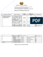 Plano de Actividades DOOE-2020