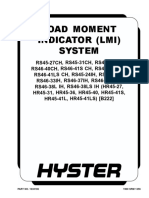 Load Moment Indicator (Lmi) System: PART NO. 1638186 1900 SRM 1256