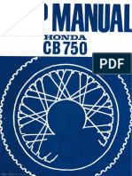 Honda CB750 Four CB 750 Service Repair Manual 1969 - 1978 PDF