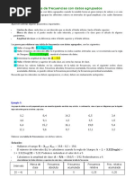 Tablas de Frecuencias Con Datos Agrupados