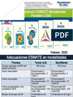 Orientaciones Pedagógicas ESMATE 2020